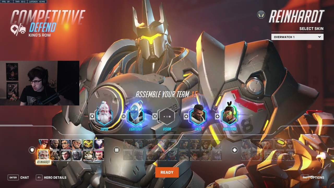 20K DMG! SUPER REINHARDT OVERWATCH 2 GAMEPLAY SEASON 11