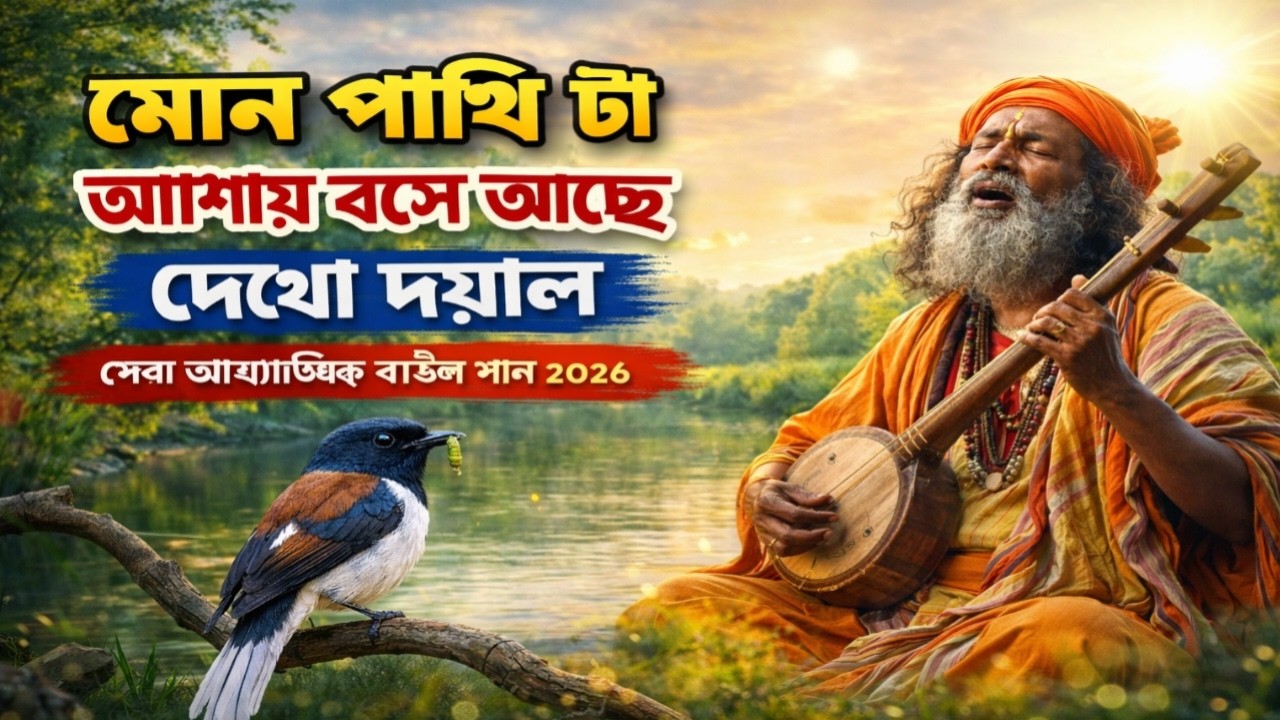 মোন পাখি টা আশায় বশে আছে দেখো দয়াল  mon pakhi ta ashai bose ache dako doyal #album sujit