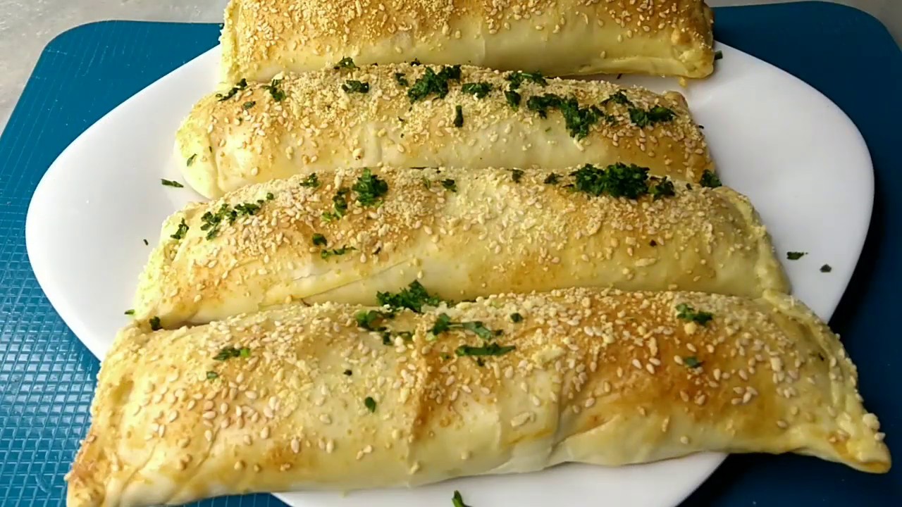 Como fazer enroladinho de queijo e presunto com pasta filó