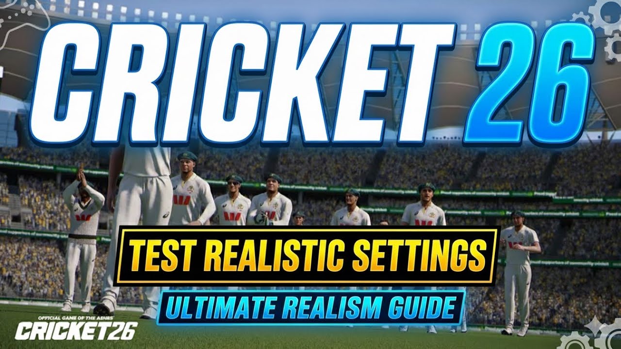Cricket 26 Test Slider settings | Punishing Mistakes & Dynamic Pitch Behavior