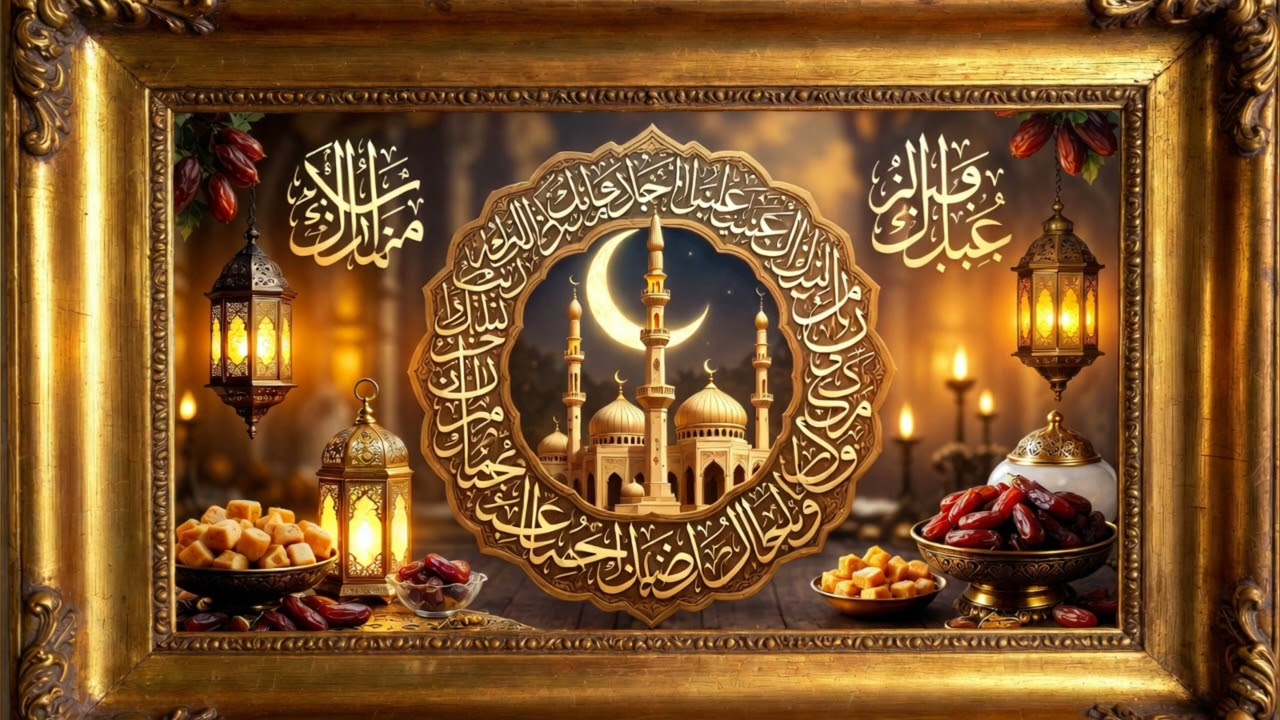 One Click = 2 Hours of Ramadan Peace ضغطة واحدة=ساعتان من سكينة رمضان||لوحة_رمضانية||RamadanFrameTv 