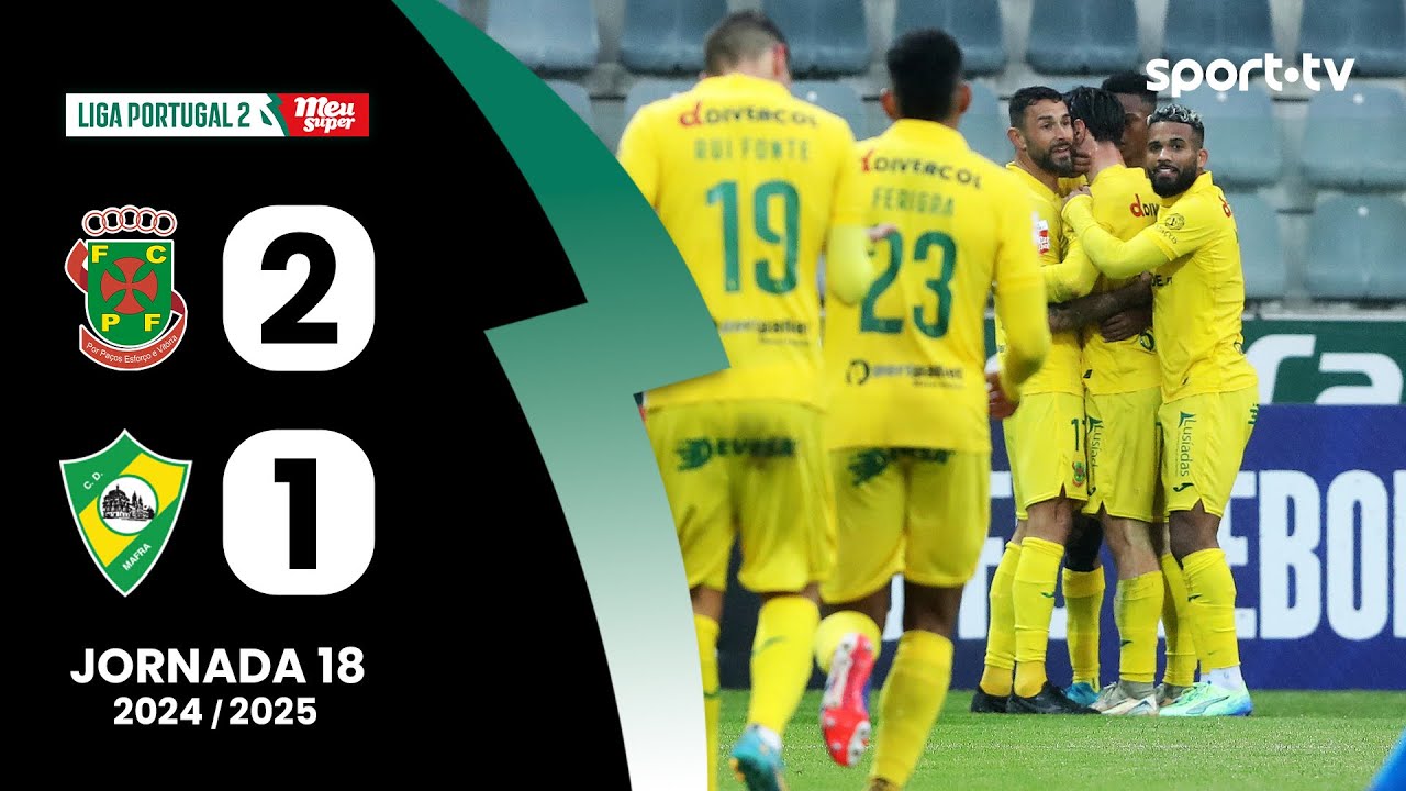 Resumo: P. Ferreira 2-1 Mafra - Liga Portugal Meu Super | sport tv