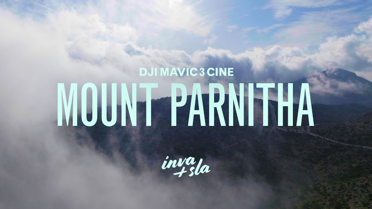 Mount Parnitha and Clouds - Drone Video - DJI Mavic 3 Cine