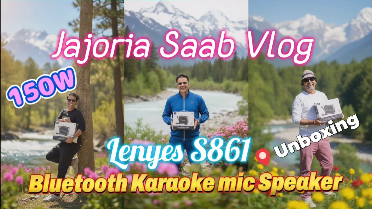Leynes S861, 150W Bluetooth speaker 12,000 mAh,  TWS, RGB, USB, AUX, TF, 2 rechargeable wireless mic