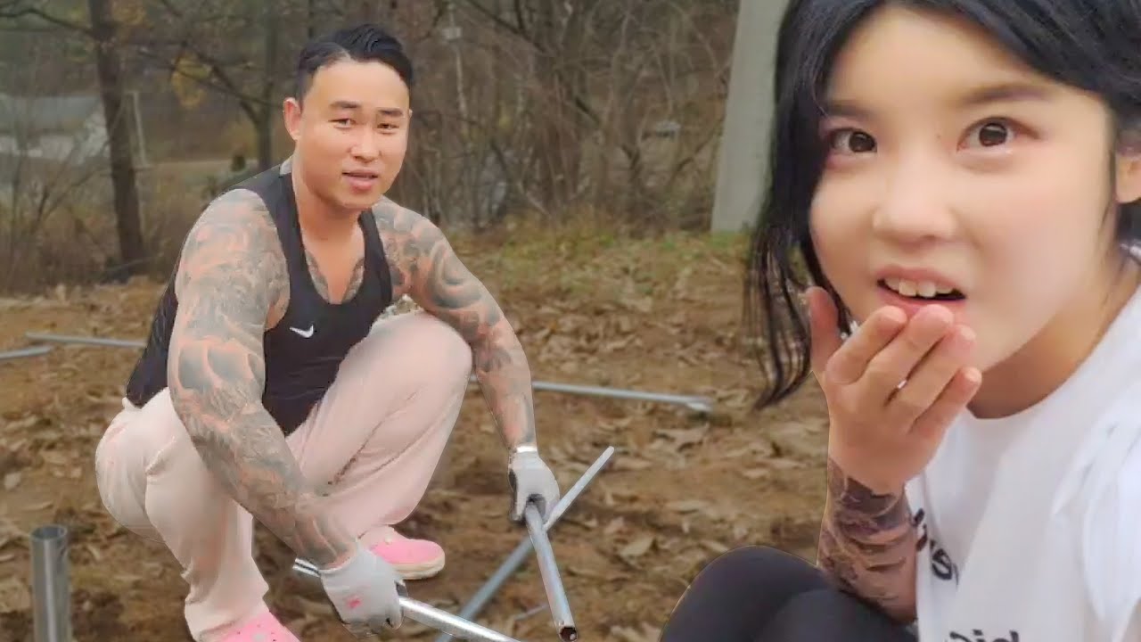 집에 의문의 남자가 찾아왔다