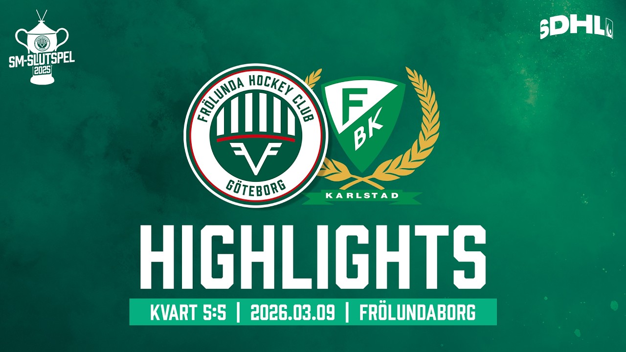 HIGHLIGHTS: Kvart 5 | Fr&ouml;lunda HC - F&auml;rjestad BK | SDHL | 2026-03-07