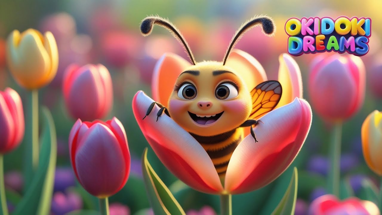 😂 Little Buzzy Bee | The Happiest Bee in the Garden