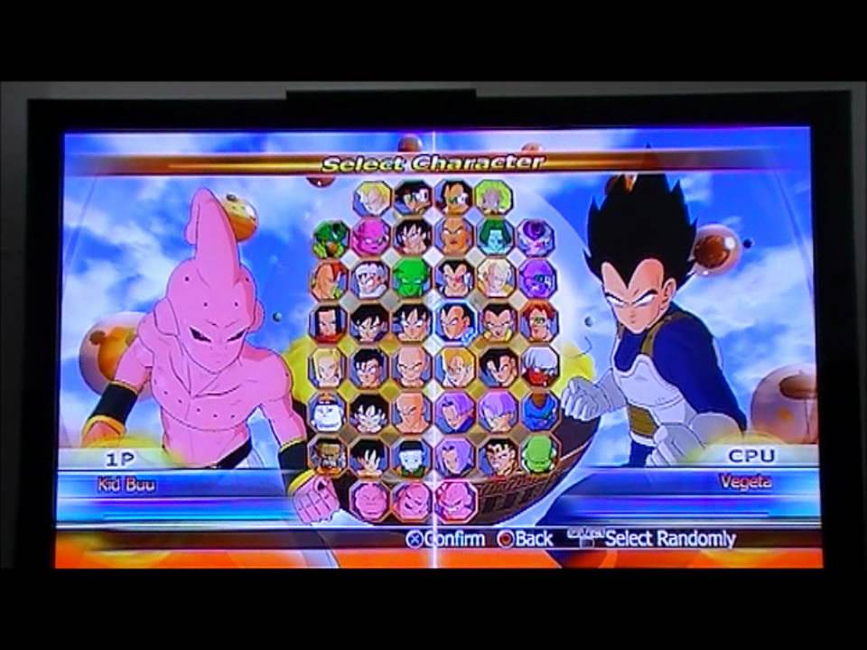 DBZ RB1 All characters