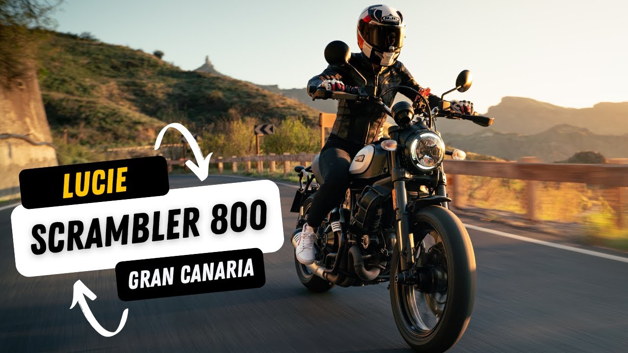 Riding the Ducati Scrambler 800 in Gran Canaria: Lucie's First-Time Experience