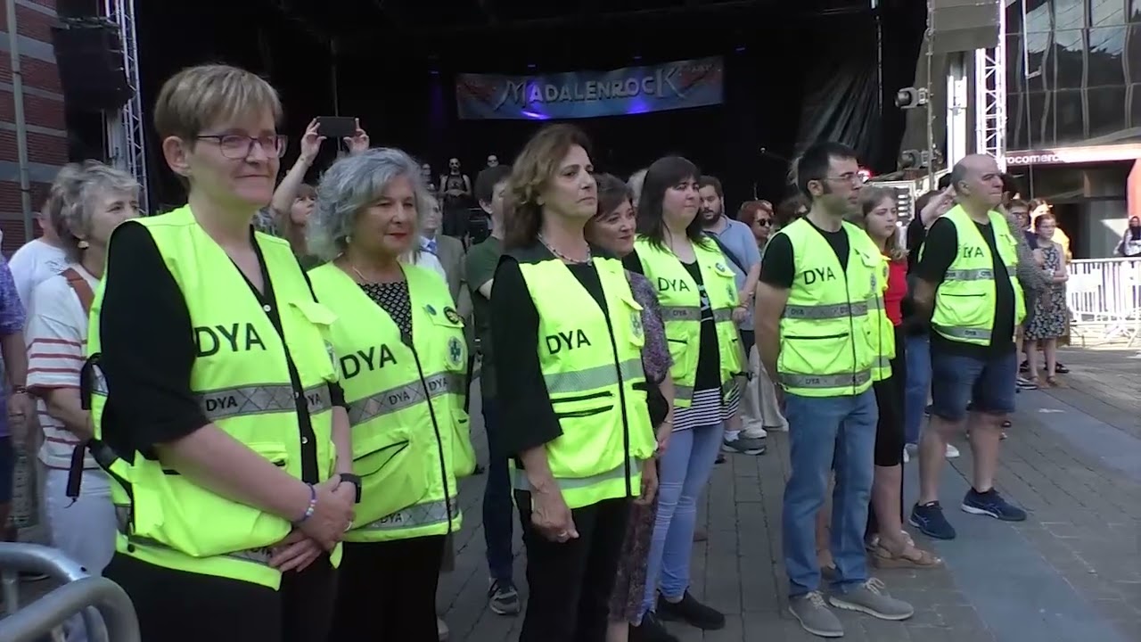 Euskorleans y Kukai en Errenteria homenajean a DYA Gipuzkoa