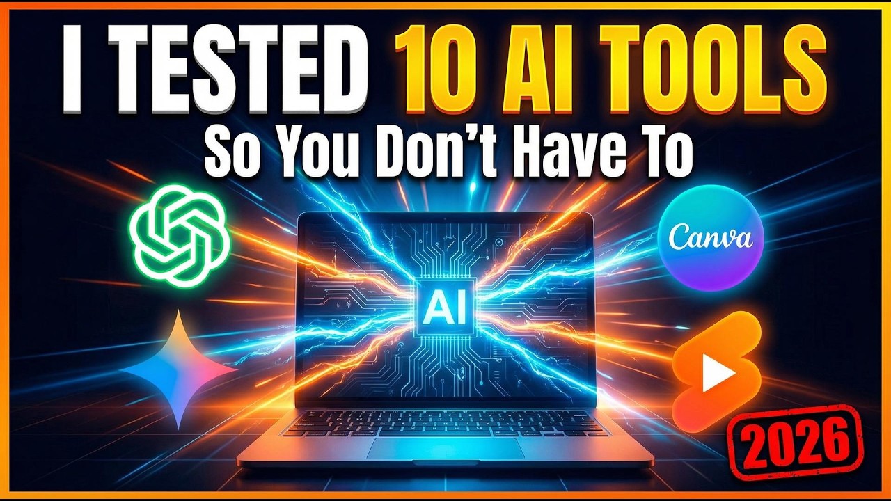 I Tested 10 AI Tools So You Don't Have To (2026)