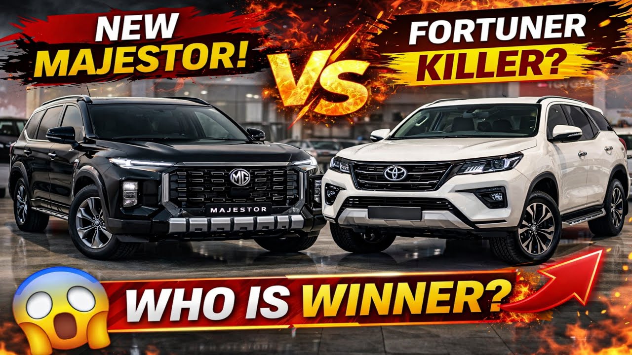 2026 New MG Majestor VS Toyota Fortuner - Full Ultimate Comparison 🔥 | Fortuner Killer? 😱💯