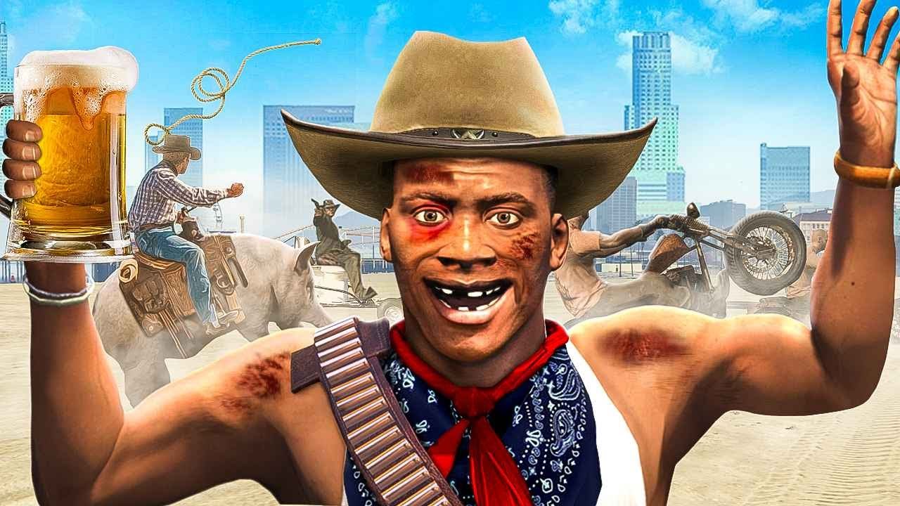 ФРАНКЛИН становится РЕДНЕКОМ в GTA 5