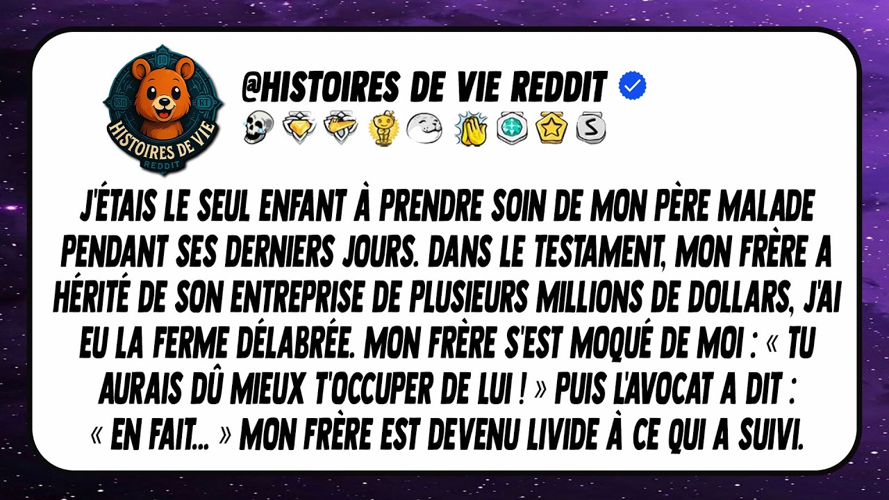 Mon frère s'est moqué de mon héritage: j'ai eu la vieille maison, lui l'entreprise. Jusqu'à ce que