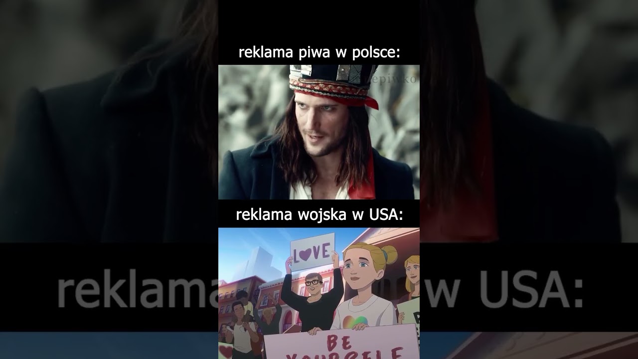 Beer advertising in Poland vs US troops #dc #memes #funny #viral #śmieszne #poland #pl #polska #beer