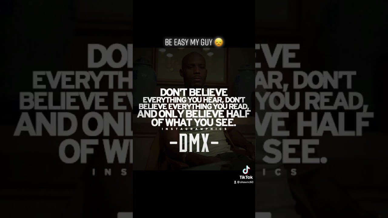 Be easy DMX! You will be missed!