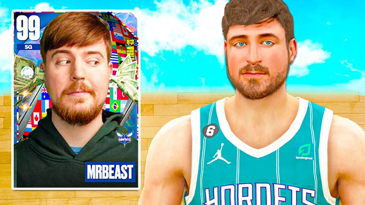 I Created MrBeast in NBA 2K23!