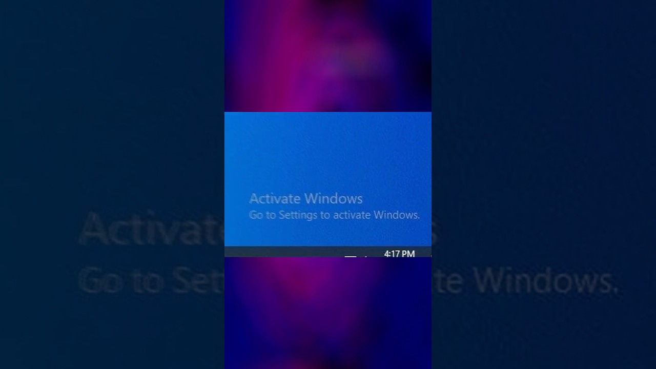 🔧Jak usunąć znak wodny ,, Aktywuj system windows'' z prawego dolnego rogu #shorts