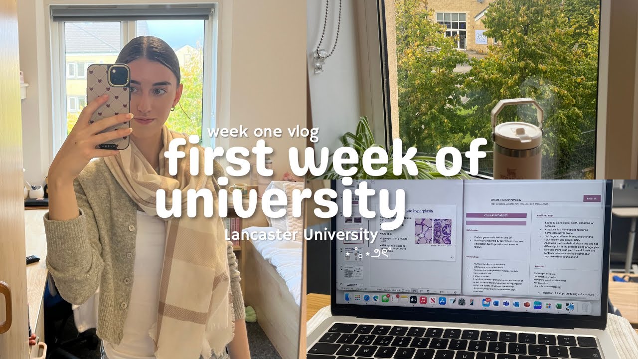 my first week studying biomedical science at uni | Lancaster diaries 🥼