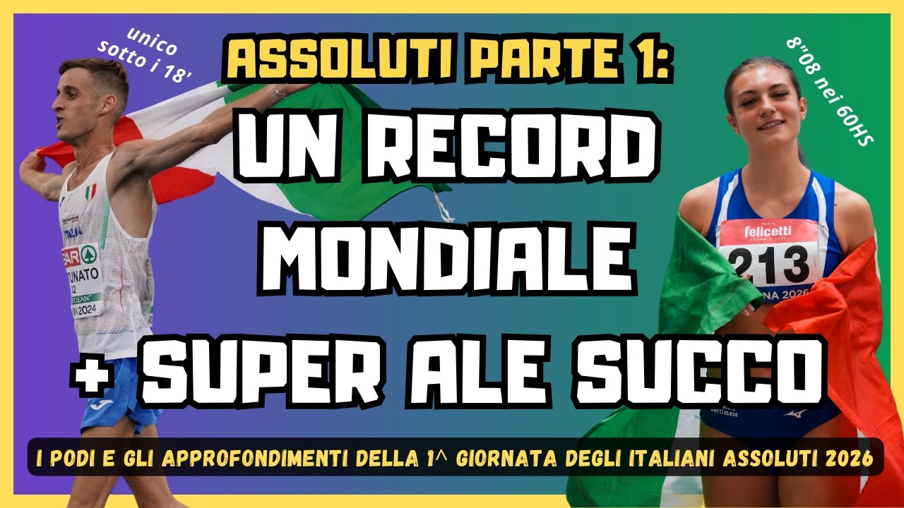 Italiani assoluti con il record mondiale di FORTUNATO e il gran tempo di Alessia SUCCO (8