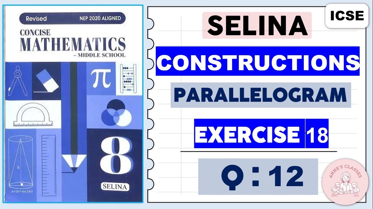 CONSTRUCTIONS, EXERCISE 18. QUESTION 12 @ selinasolutions
