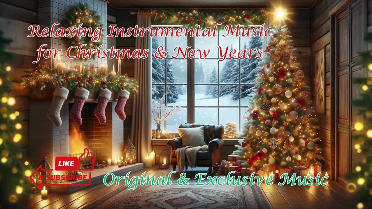 [No Mid-Ads] WINTER COZY INSTRUMENTAL MUSIC. HOLIDAY AMBIANCE FOR RELAXING. #HolidayMusic. ❄️