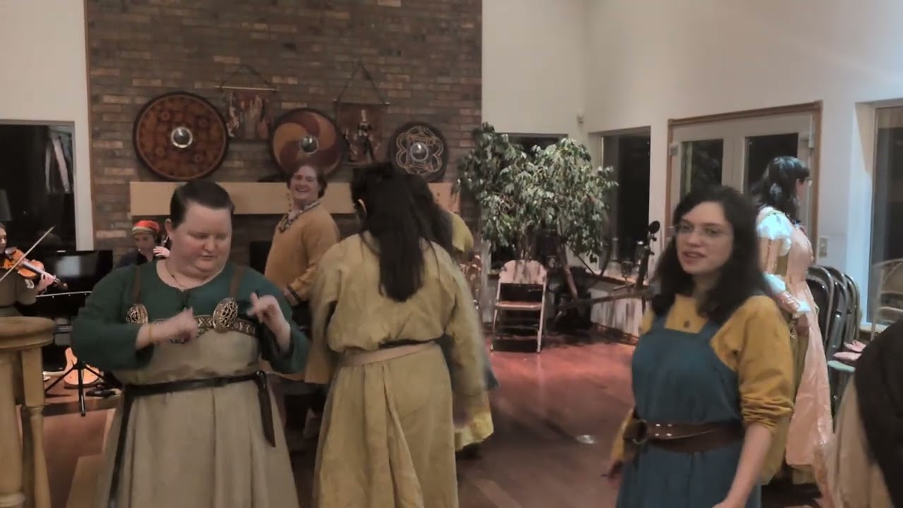 Medieval Dance 1 at UCO Medieval Society Alumni Feast