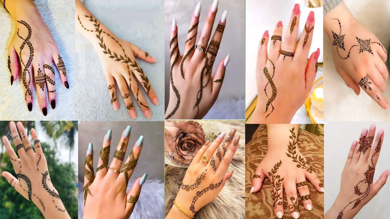 Modern simple mehndi design latest 2025/new aesthetic henna designs/pakistan indian#mehndi