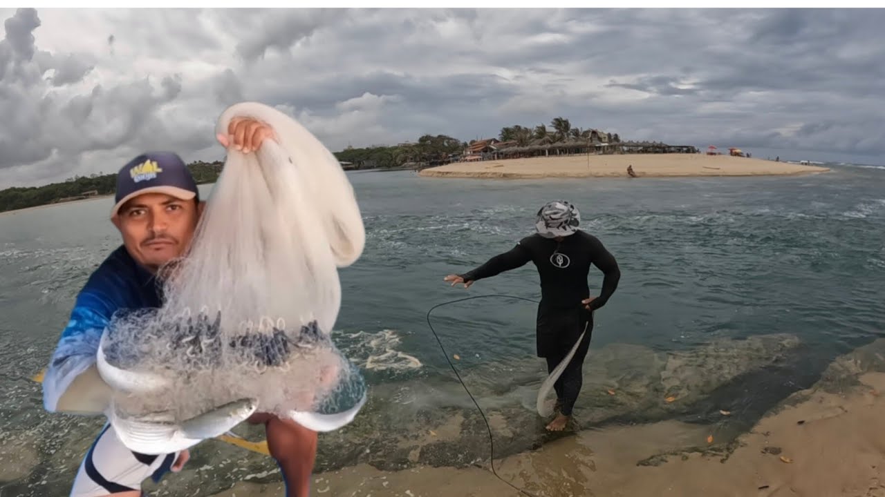 PESCARIA NO ENCONTRO DO RIO COM O MAR EM FORTALEZA 