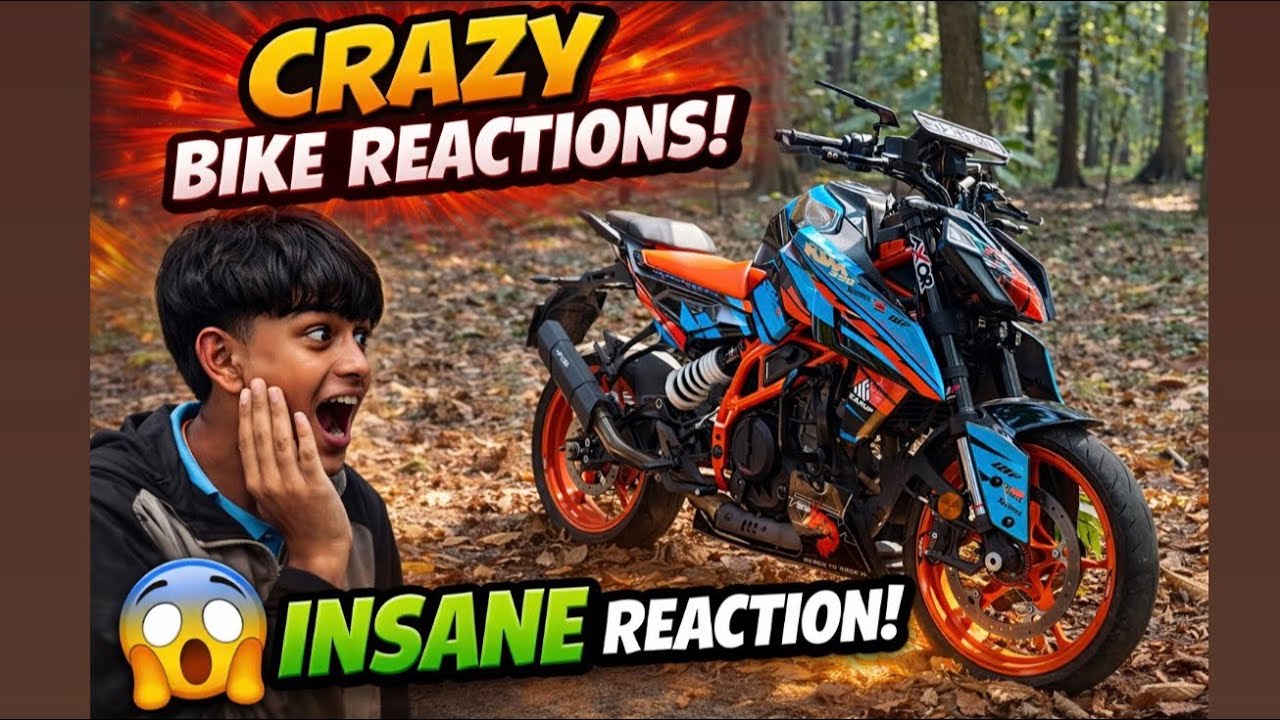 CRAZY REACTION OF MY NEW BIKE WRAP | @pedalshifters