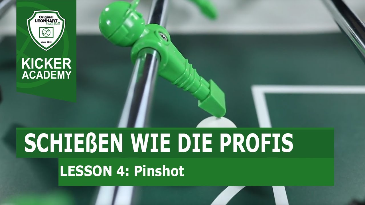 Das Pinshot Tutorial | Kicker Academy Lesson 4 | Kickern lernen mit Tischfußball-Profi Semin Mensah