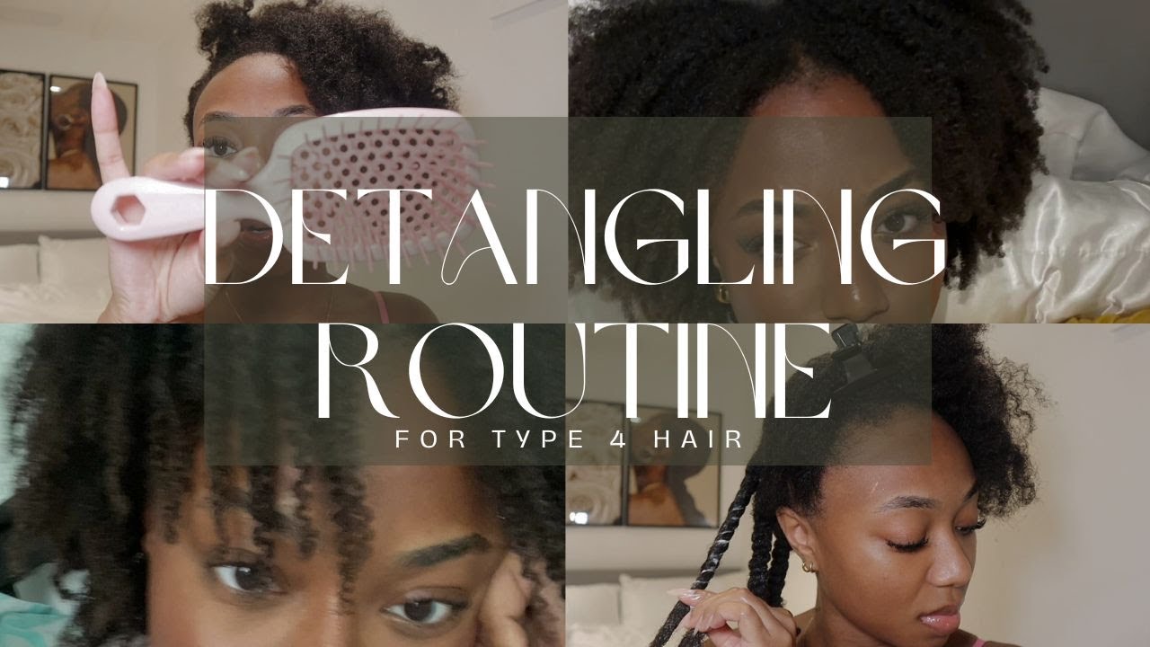 How to Pre-Poo & Detangle Type 4 Hair Like a Pro