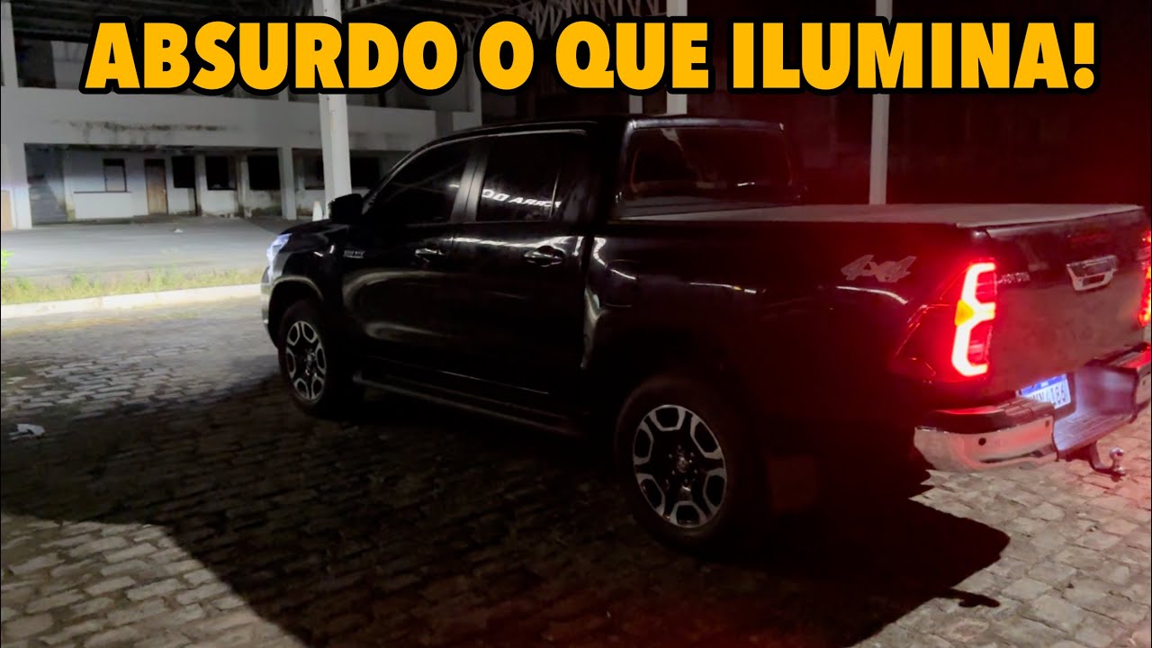 ESSE FAROL FAZ A NOITE VIRAR DIA! TESTE NA ESTRADA 🛣️