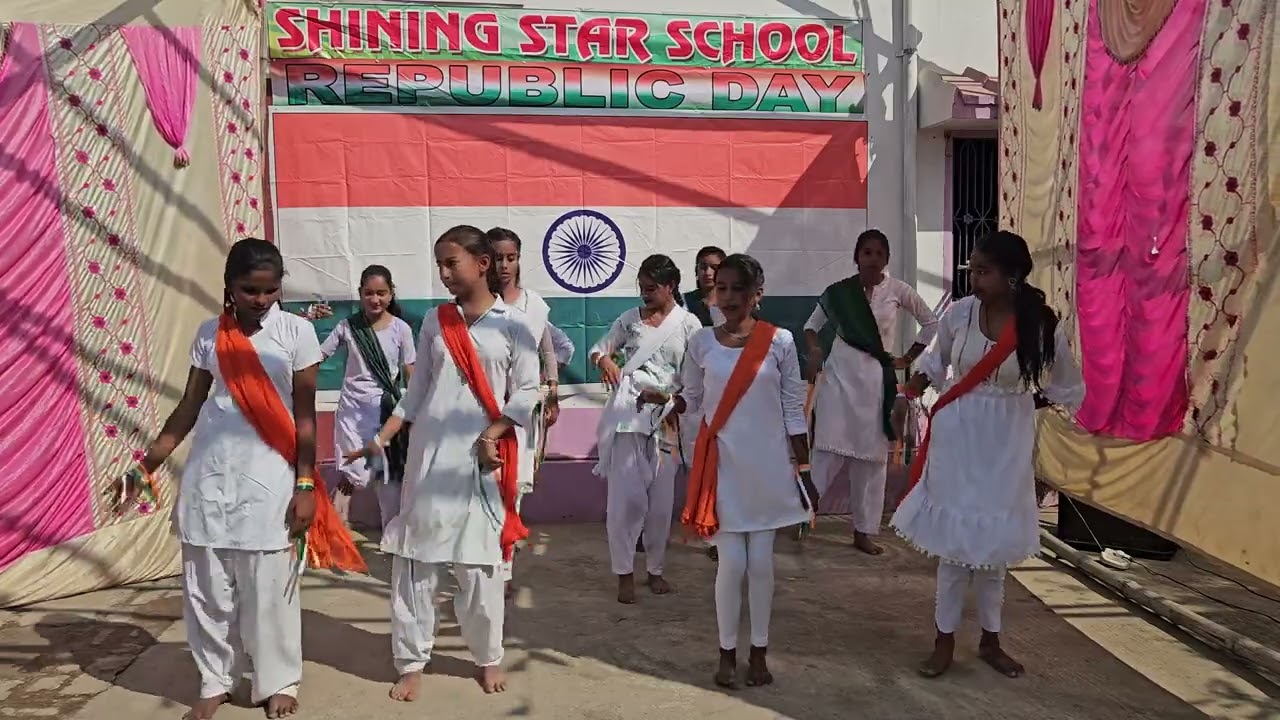 I love my India ! Republic Day 2025 ! Shining Star School Deoghar !