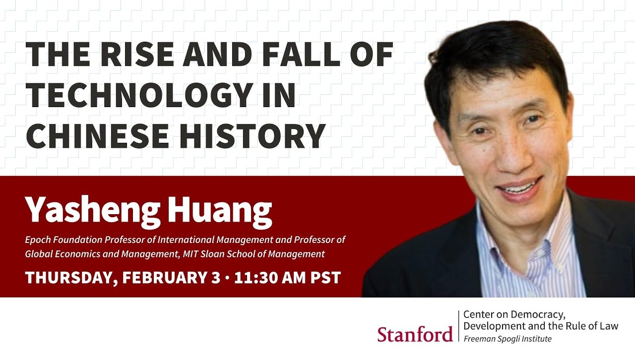 The Rise and Fall of Technology in Chinese History