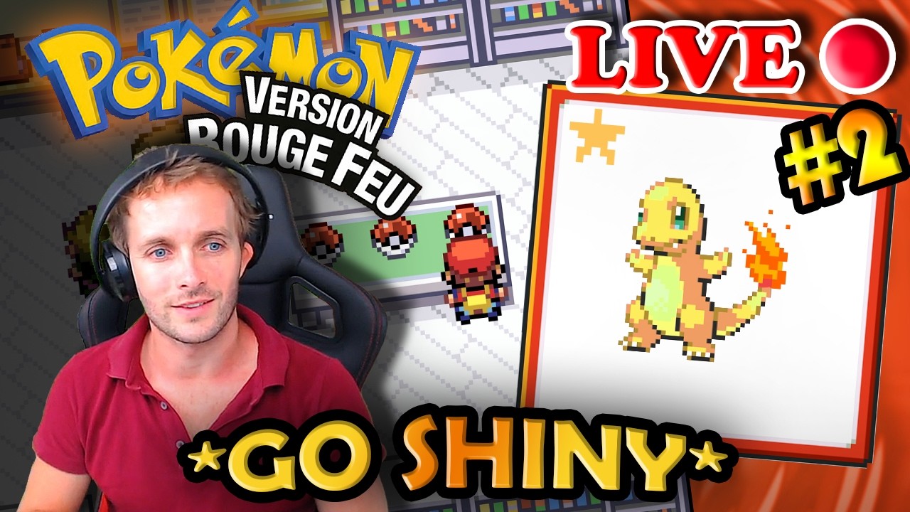 🔴 POKÉMON ROUGE FEU SUR SWITCH ! 🔥 Reset SALAMÈCHE SHINY en LIVE 😱✨