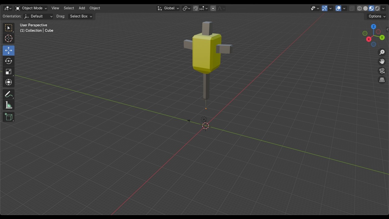 Making a Jackhammer in Blender!