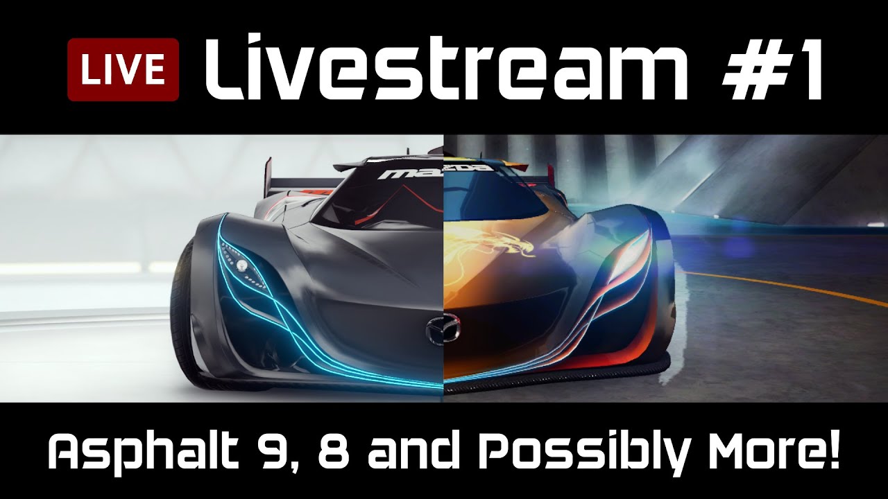 STREAM #1 - Random Chilling and Testing (Asphalt 9, Asphalt 8, and More)