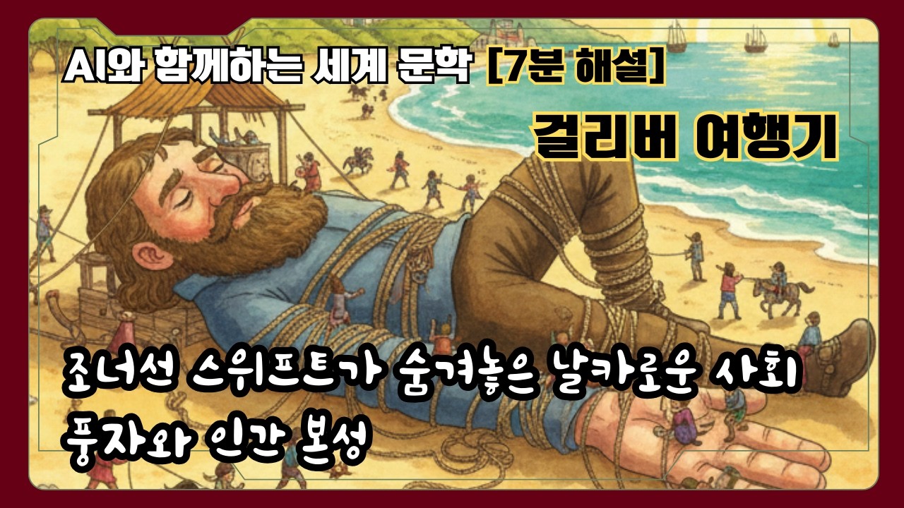 [7분 해설] 걸리버 여행기(Gulliver's Travels) 조너선 스위프트가 숨겨놓은 날카로운 사회 풍자와 인간 본성
