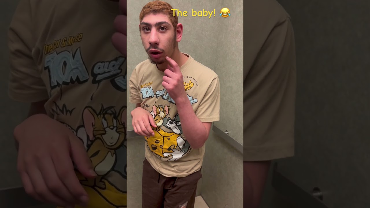 Blame the baby 😂 