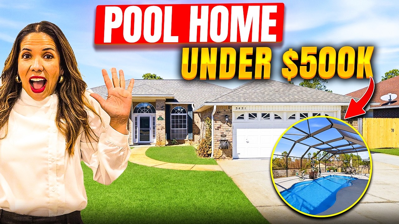 Pensacola Pool Home Near NAS Pensacola | 4BR Home Tour | $485,000