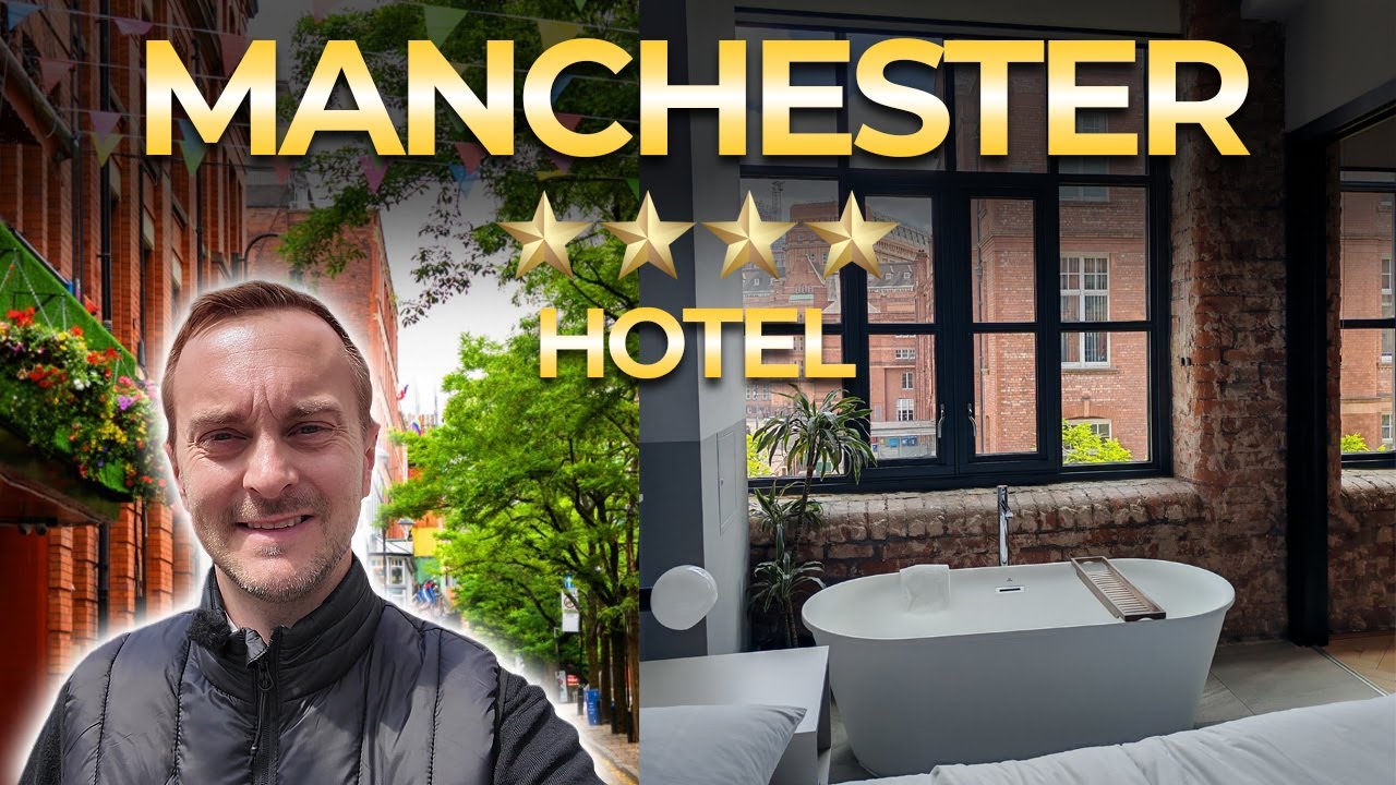 I Stay at 4 Star Hotel in Manchester, UK - WOW!