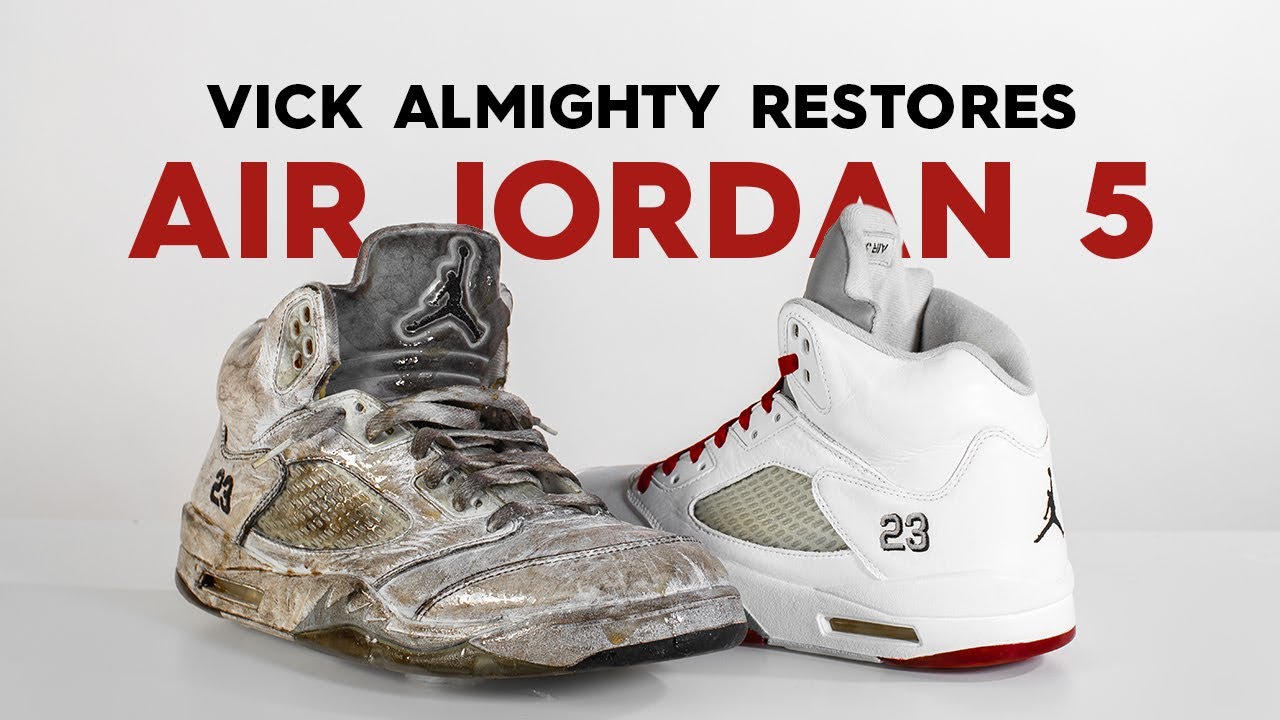 Vick Almighty Restores COOKED Air Jordan 5 With Reshoevn8r