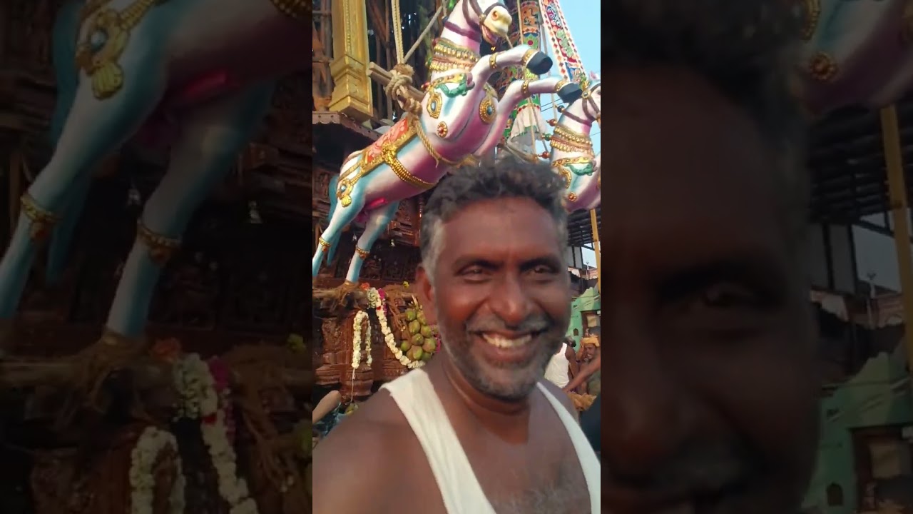 மகாமக குளத்தருகே இன்று மூன்று தேர்கள் தேரோட்டம்