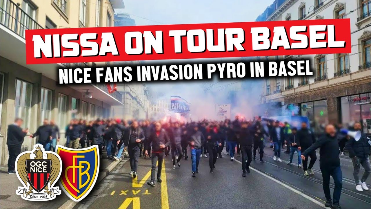 FC Basel - OGC Nice | Nice Fans Invasion in Basel | Europa Conference League (13.04.23)