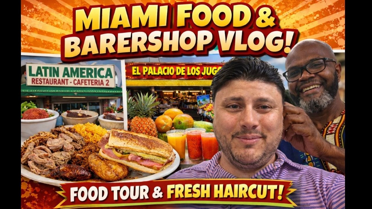 Miami All Day Vlog! Cuban Food Feast & A Fresh Haircut in Little Havana
