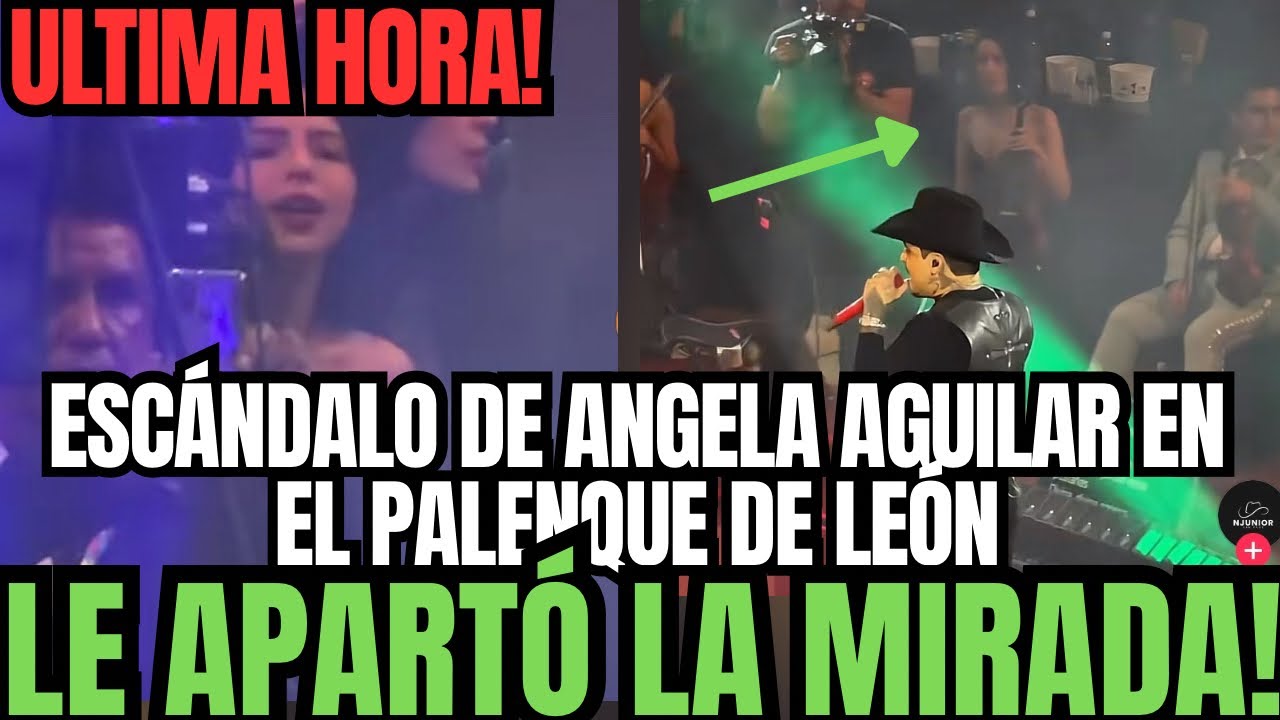 💥ESCÁNDALO DE ANGELA AGUILAR CON LA VIOLINISTA EN EL CONCIERTO DE CHRISTIAN NODAL PALENQUE DE LEON 