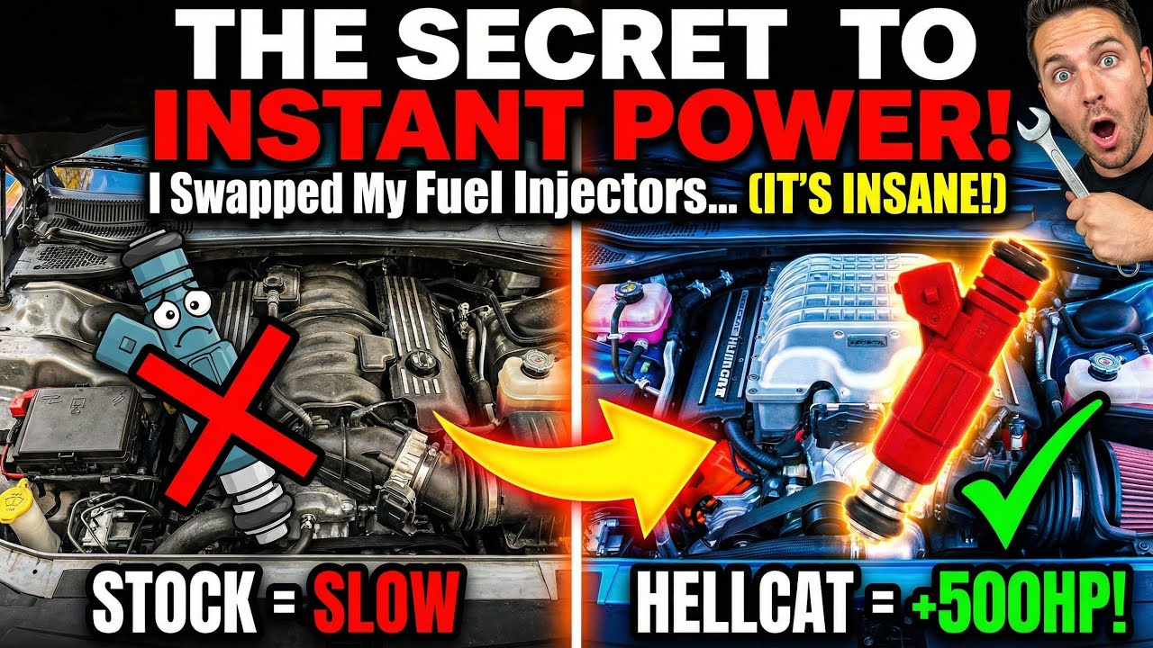 Swapping Durango SRT 392 HEMI fuel injectors for Hellcat ones!