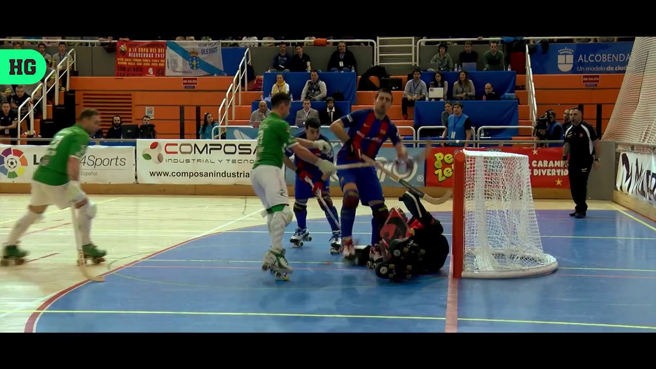 Resumen 1ª Semifinal de la Copa del Rey Alcobendas '17 | HC Liceo (0) 2-2 (2) FC Barcelona