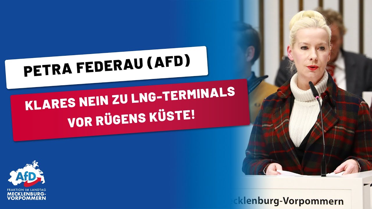 Petra Federau: Klares Nein zu LNG-Terminals vor Rügens Küste!